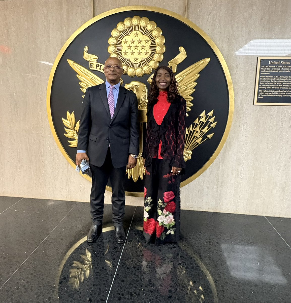 RevColeman's tweet photo. Advocating for Religious Freedom and Democracy in Rwanda: Today at the U.S. State Department, Dr Eliel and I are advocating for greater religious freedom and democratic rights in Rwanda. Since the times of COVID19, most churches in Rwanda remain closed by the government. While the constitution guarantees freedom of worship, strict regulations have closed thousands of churches—Last year, Kagame declared that he will close all churches, a choice that’s not by the people nor for the people. Substantial reforms to strengthen freedom of speech, freedom of assembly, freedom of religion, and freedom of movement are essential to building a more inclusive and open Rwanda.