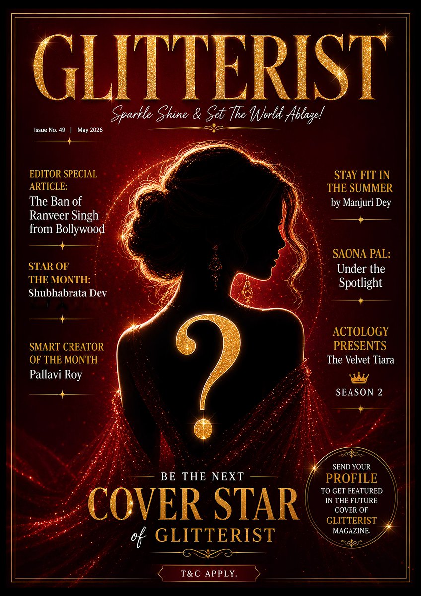 GlitteristMag's tweet photo. Glitterist Magazine Issue No. 49 is Live
Read Now: https://t.co/Js2pGgJumi

#fashionmagazine #fashion #bollywood #controversy #ranveersinghbanfrombollywood https://t.co/Bm3pt3ZaVL