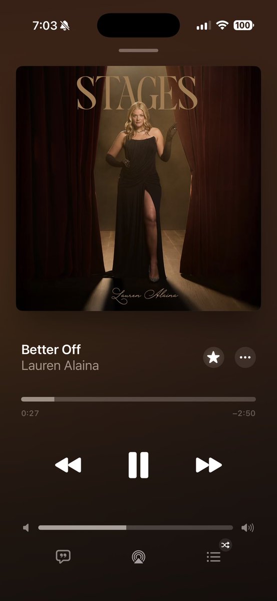 CrazyCUAngel's tweet photo. Go off @Lauren_Alaina ! Go stream her new song better off ! https://t.co/pNoXk1XM27