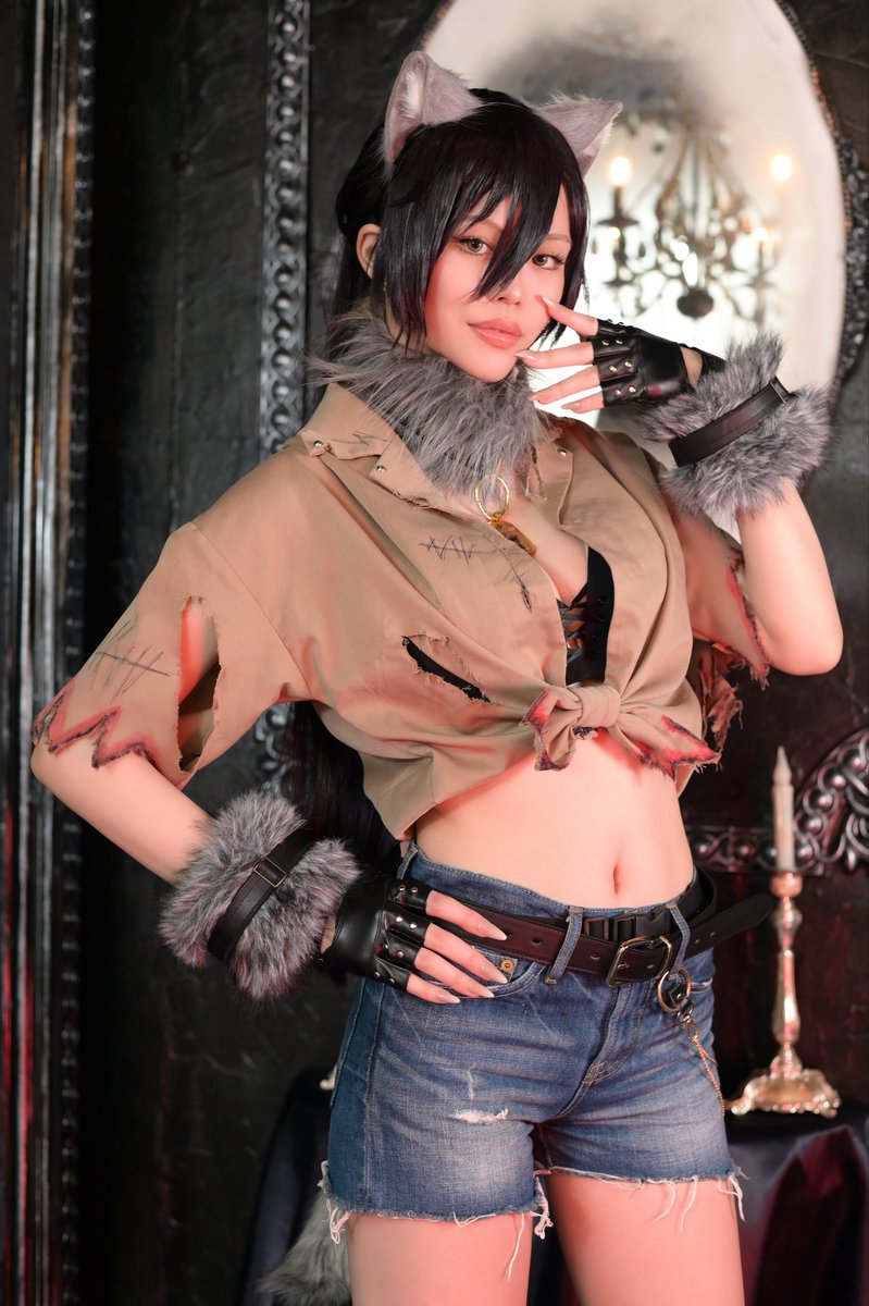 Ng_b_'s tweet photo. #cosplay 
ミッドナイトモンスター咲耶🐺✨

📷:もなモナカ（@ikatakouni8888 ）さん https://t.co/sdpCd4SQ1Y