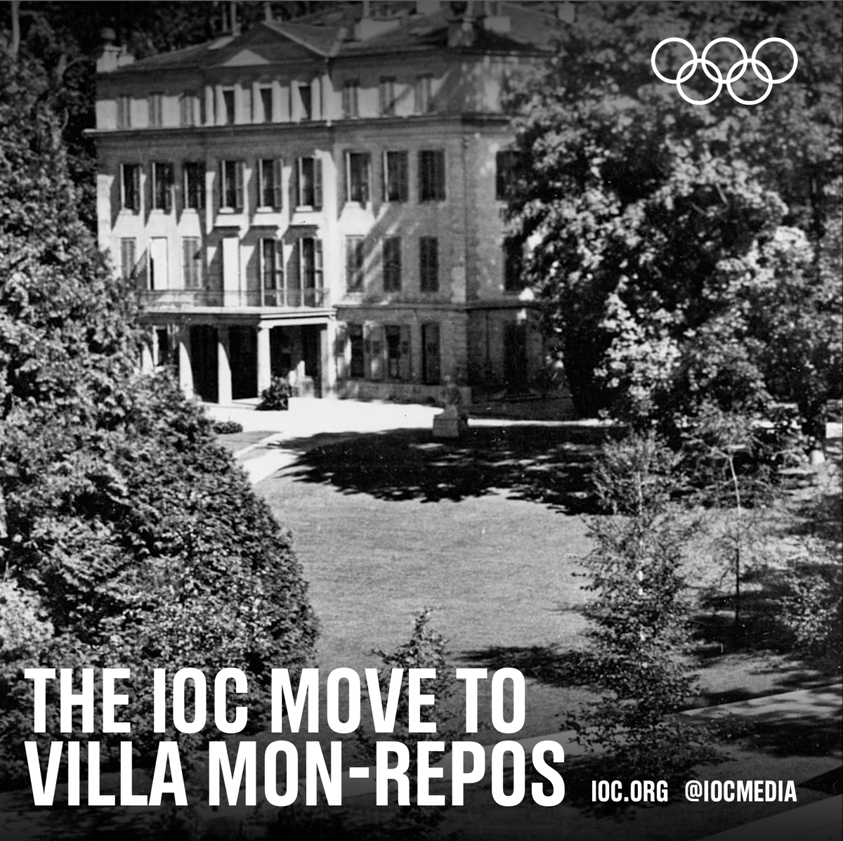 iocmedia's tweet photo. On this day in 1922, the IOC established its headquarters at Villa Mon-Repos, an imposing 18th-century mansion owned by the City of Lausanne. It housed Pierre de Coubertin’s study, staff and a small museum.

Learn more 🔗 https://t.co/yDZ5Hun0ck https://t.co/9pNQLX6Drf