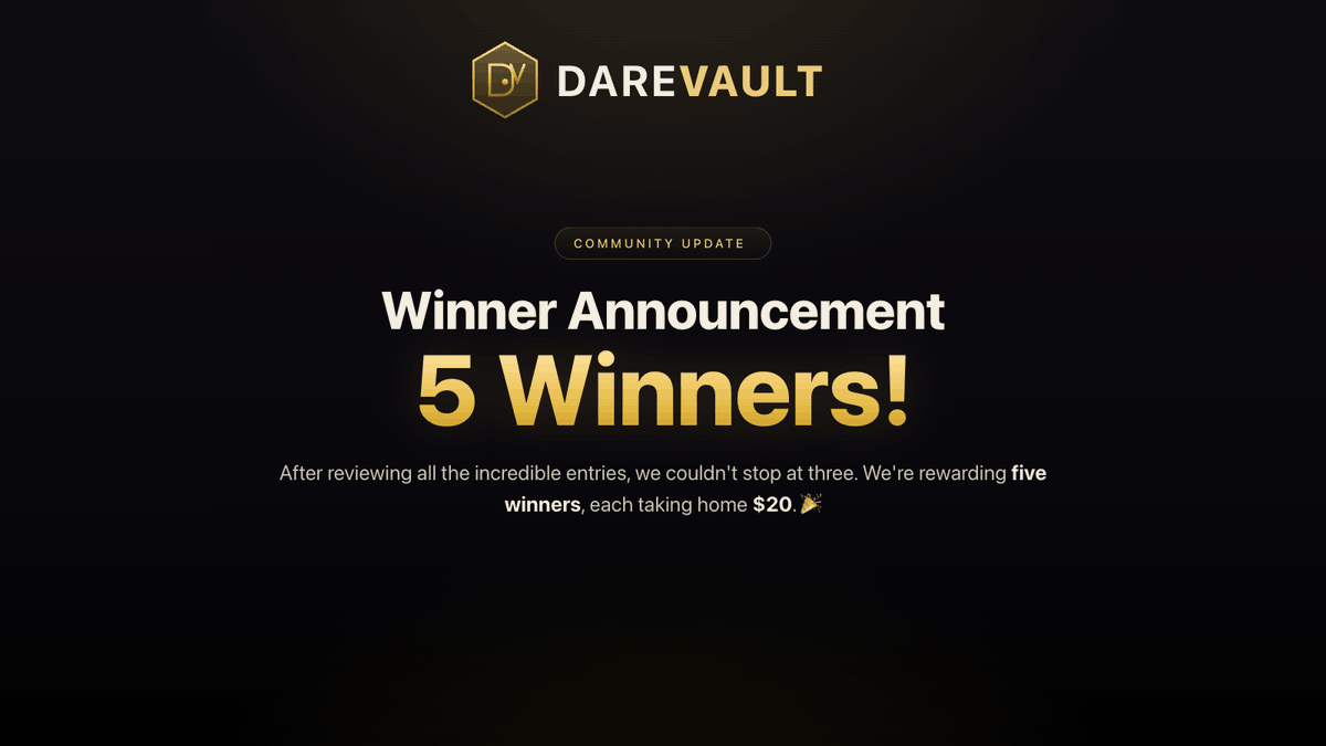 DareVault tweet media