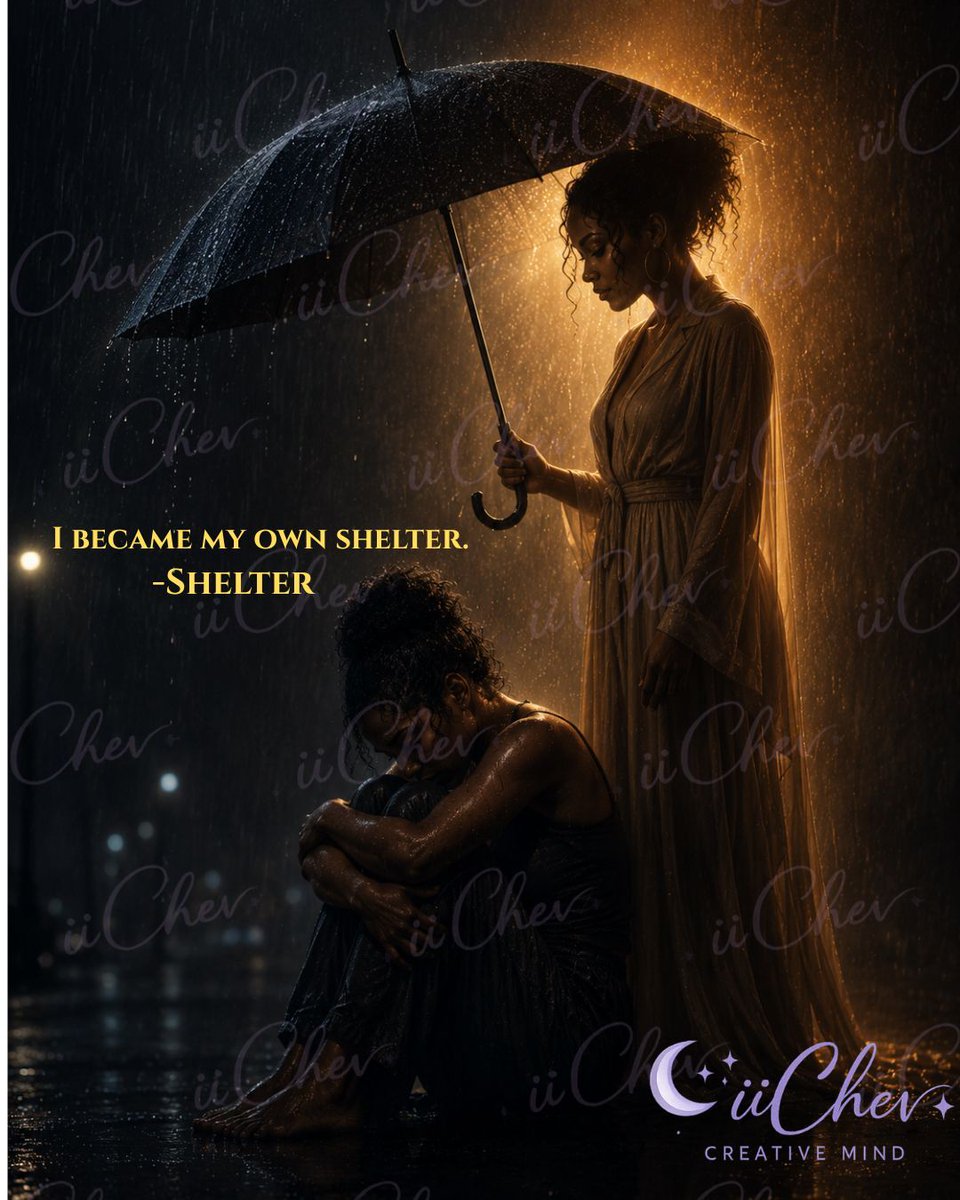 iiiiChev's tweet photo. sometimes nobody comes to save you.
so you learn how to become safe for yourself.

“Shelter” ☔🖤

#Lyrics #WritingCommunity https://t.co/sLgo46w2L6