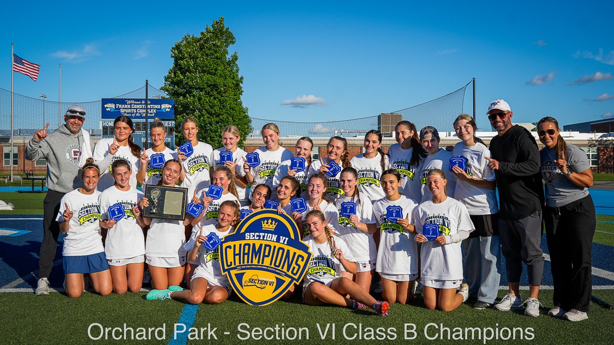op_athletics's tweet photo. Congratulations Orchard Park Varsity Girls Lacrosse.  Back to Back Section VI Champions! https://t.co/S4keMrDwoy