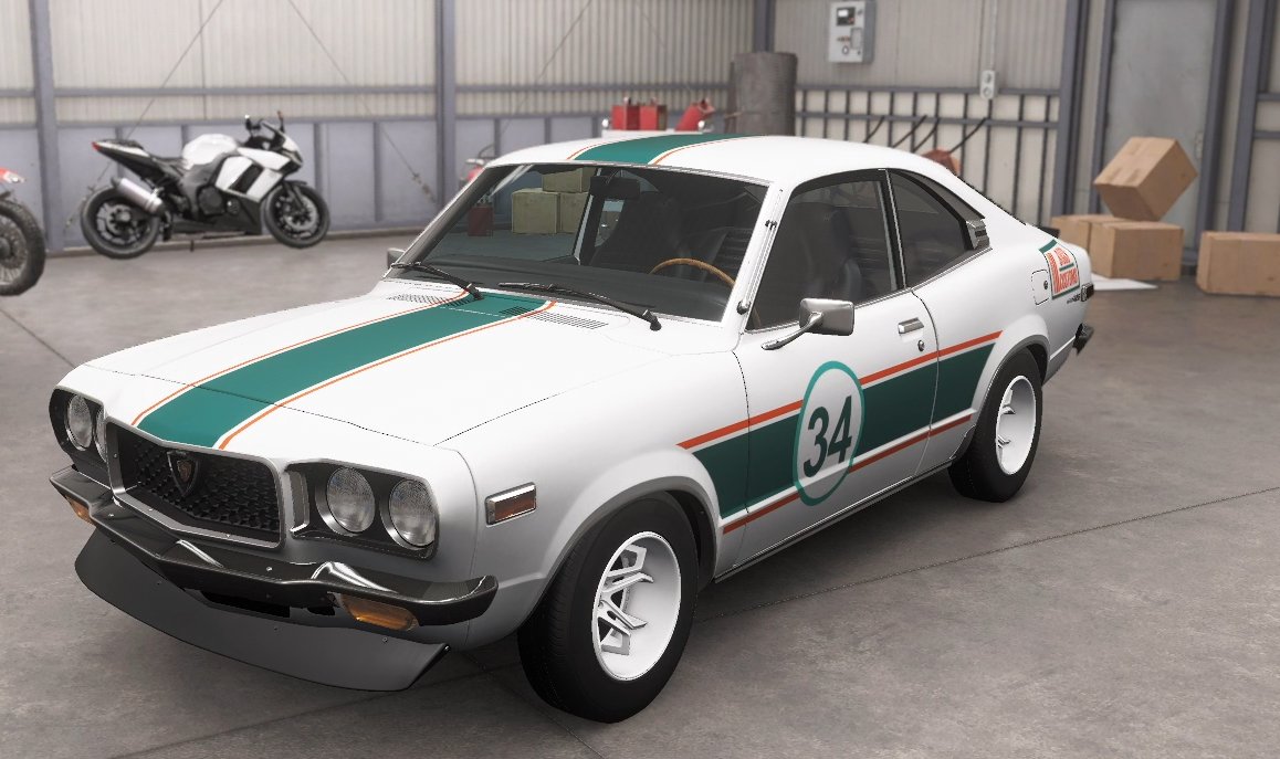 Its_BigZee's tweet photo. So because I'm proudly a nerd, our first custom build is built, C class 73 RX-3 with a "reborn" theme, built for track. Kept this first livery simple an retro with a unique build number on the rear window.
Build done tuning later, base build did Soni in a 59 flat, #ForzaHorizon６ https://t.co/zF6LCc5Uu3