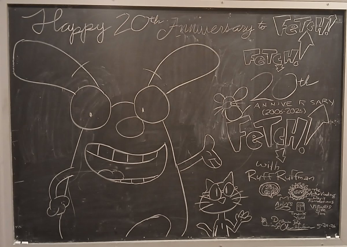 king2001_the's tweet photo. Happy 2Oth Anniversary to FeTcH! with Ruff Ruffman!! https://t.co/leDvrZByhU