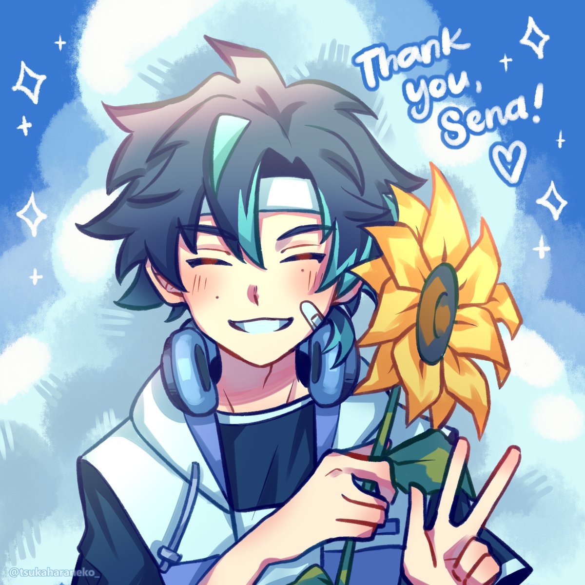 tsukaharaneko_'s tweet photo. A small token of gratitude #SenasArt https://t.co/3CZtwvp7Zf