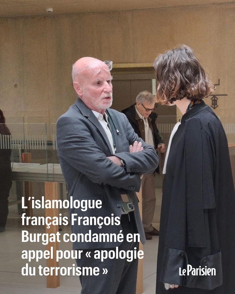 BrunoBilde's tweet photo. Cet ancien directeur du CNRS vient donc d’être condamné pour apologie du terrorisme.
C’est une très bonne chose. À généraliser aux élus LFI et aux autres !

Pour rappel, ce « chercheur », arrivé à de très hautes fonctions, avait déclaré qu’il « respectait le Hamas et ses dirigeants » après le massacre du 7 octobre.