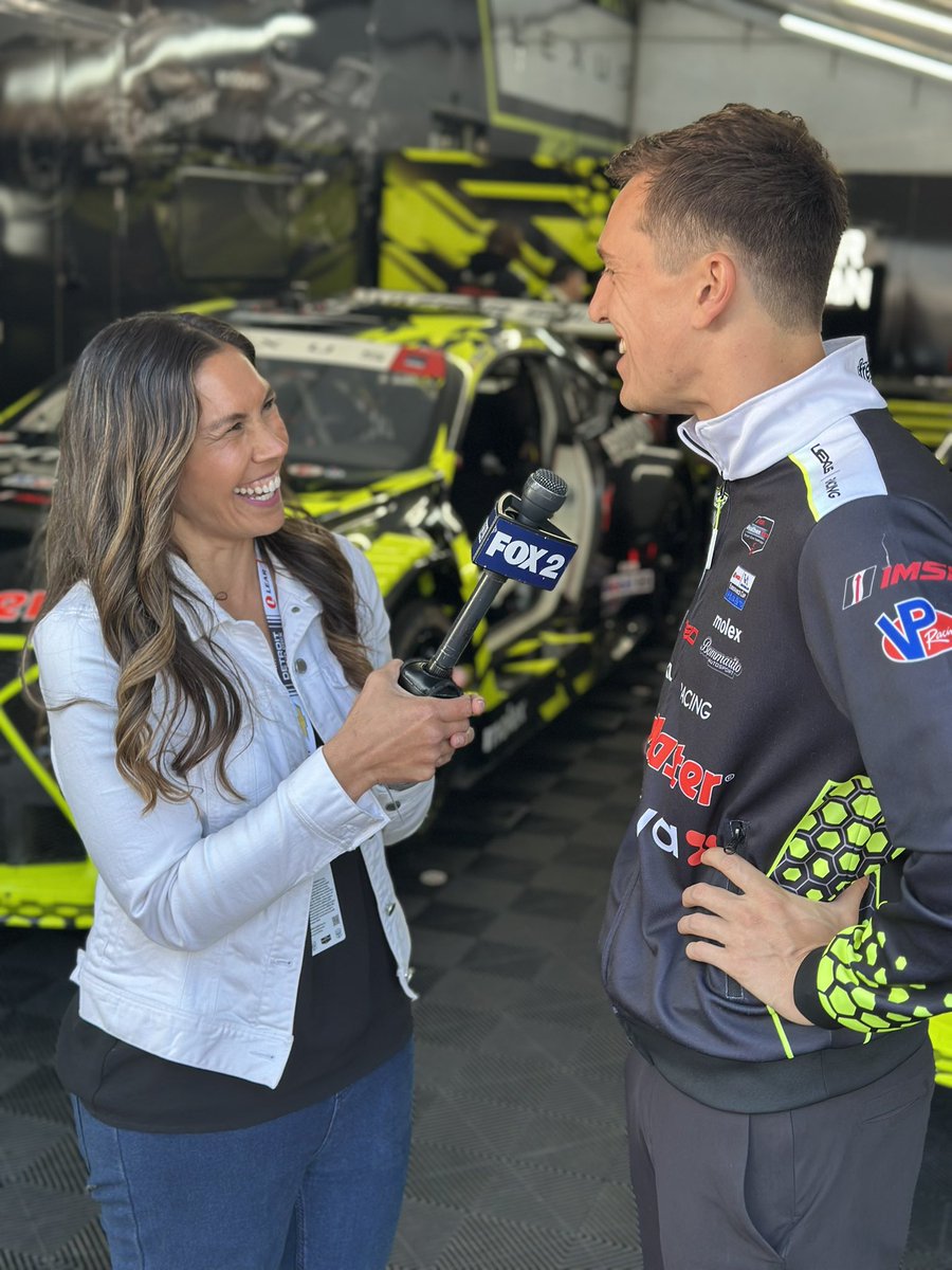 vassersullivan's tweet photo. Starting the day off with @FOX2News and @wxyzdetroit to discuss the team and this awesome race! #DetroitGP #IMSA https://t.co/GrO0ZQp4xx