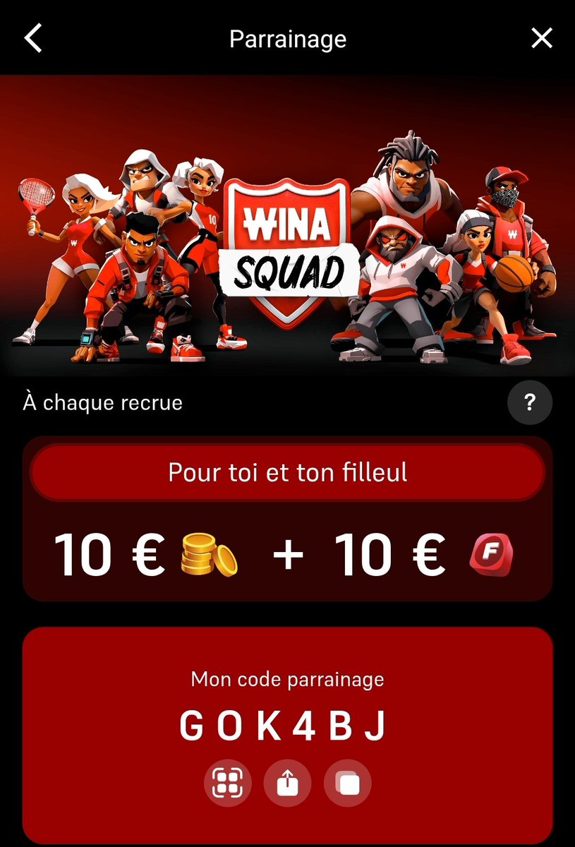 akhii210's tweet photo. Parraine toi avec moi pour gagner 20euros sur @WinamaxSport 👌en cliquant sur mon lien et profite d'un boost x10 sur ton 1er paris sur le Psg --> Rejoins-moi sur Winamax et profite d'un bonus dès ton inscription 🤑
https://t.co/cBLBFweYrK https://t.co/uhWDd40ska