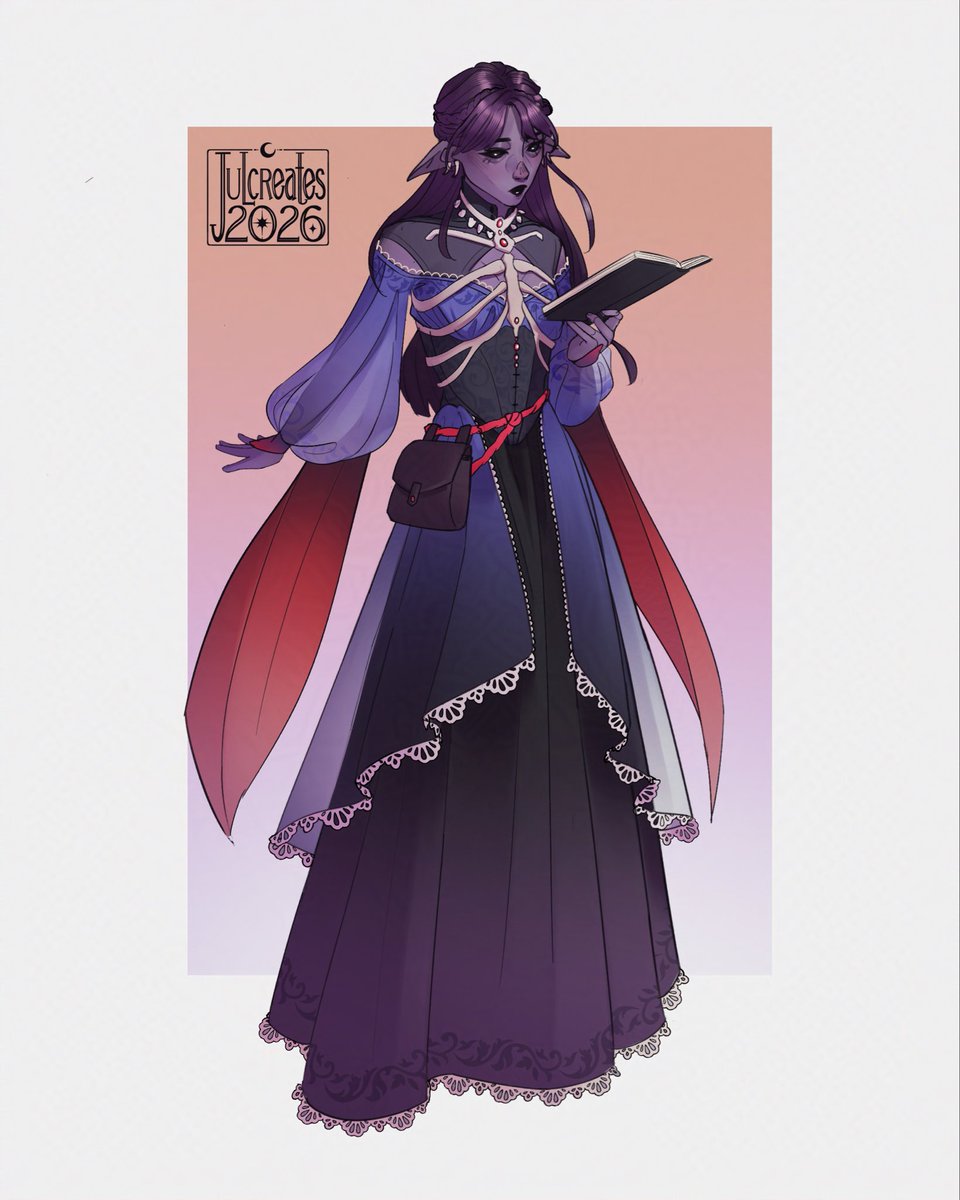 julcreates's tweet photo. Comm for a character design sketch 💜 https://t.co/R57LVJzbQG