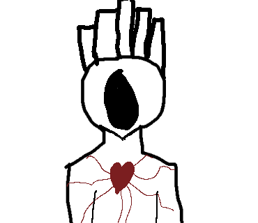 NullTheWrit3R's tweet photo. I can’t draw for shit 
Anyways here is this for -10 dollars
I’ll pay you $10 because of this things creation https://t.co/xWyGe27VH8