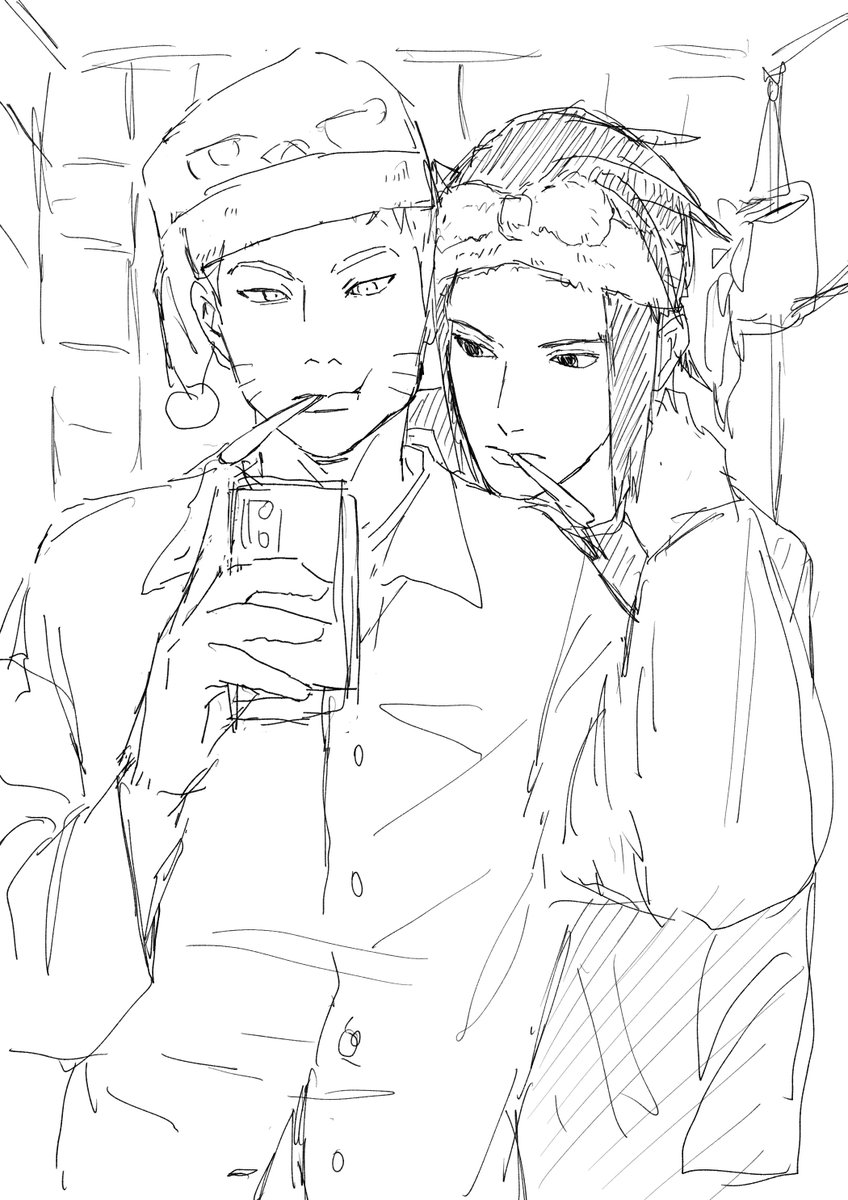 tahoumen's tweet photo. ナルサス同棲後の朝wip https://t.co/LA6D7iIbAj
