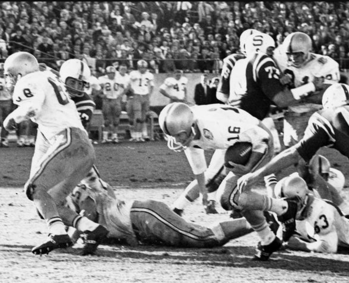 HistColFootball's tweet photo. FSU vs NC State, Nov 28, 1953. #FSU #NCState
@ClintKPoppe https://t.co/C7ODFXAcja