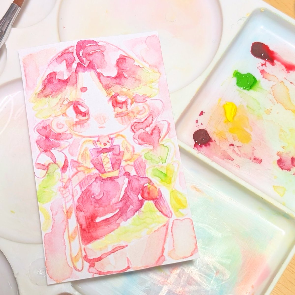 mochu_025's tweet photo. 新潟コミティアに持っていく原画🪽 ݁ ☆
 #絵描きさんと繋がりたい https://t.co/pTaUeQPGPs