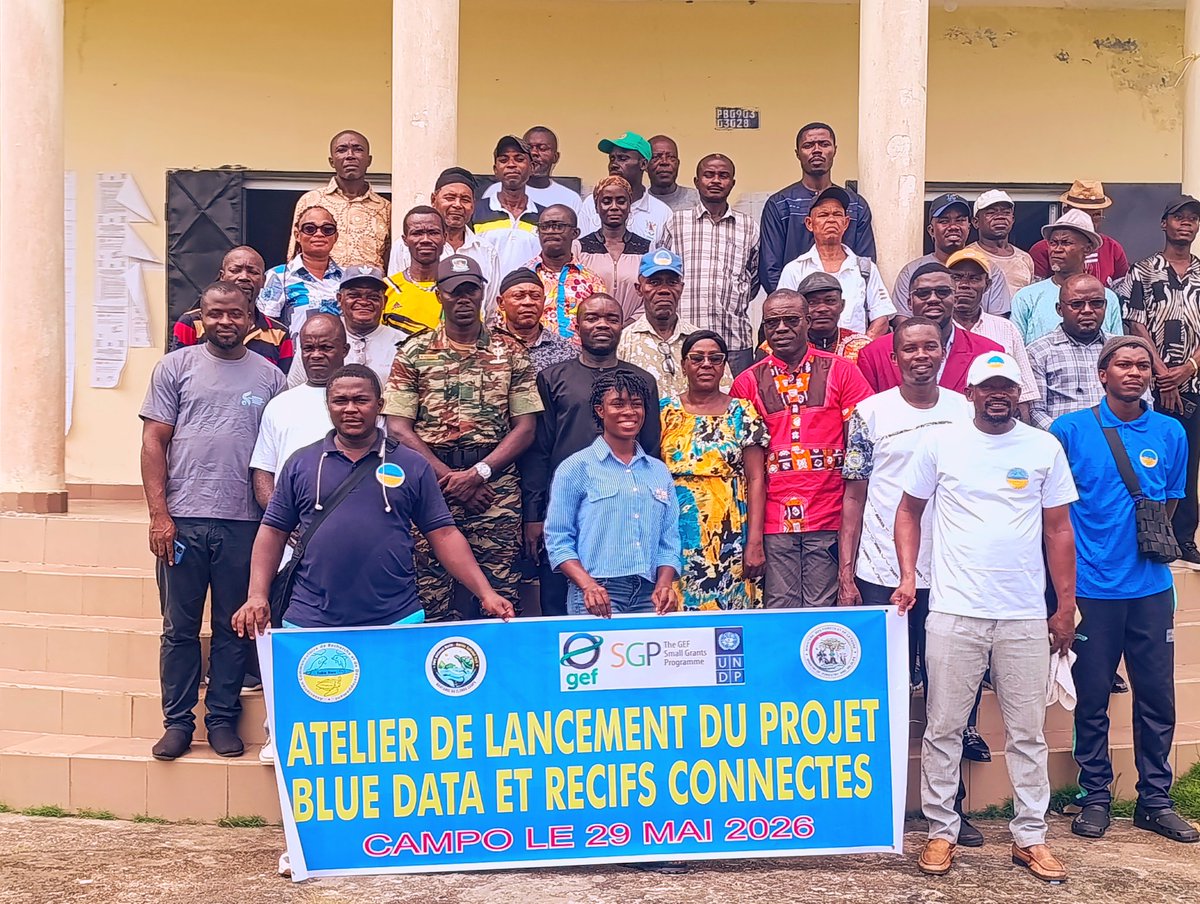 TubeAwu2015's tweet photo. À Campo, #TUBE_AWU lance officiellement le projet #BlueData &amp; #RécifsConnectés, une initiative innovante qui met l’intelligence artificielle et les données au service de la conservation marine et de la gestion durable du PMNEC.
#TUBEAWU #PMNEC 
#Gef_Small_Grant_Programme https://t.co/etiqMxb5Xq