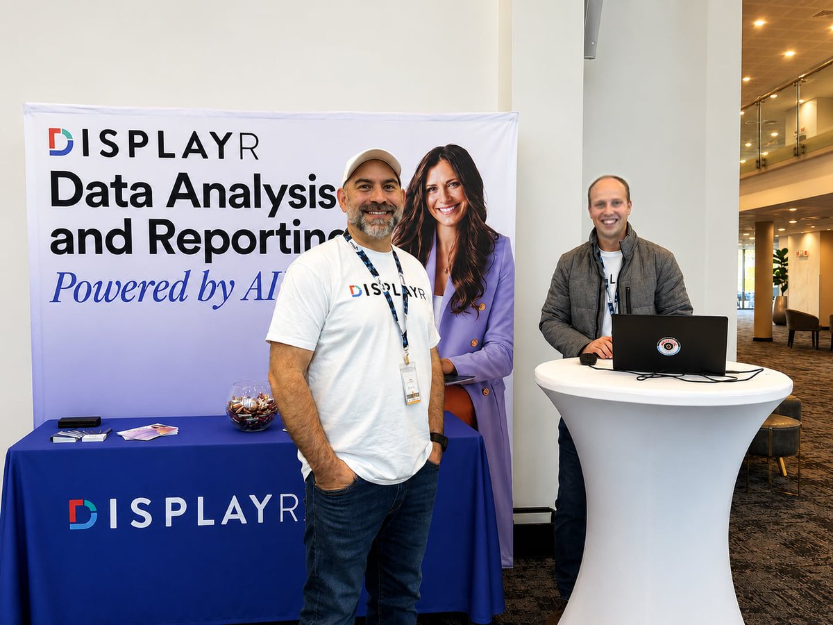 Displayrr's tweet photo. Insight Reimagined at SAMRA 2026 sparked real conversations: how do you prove your analysis is right in an AI world? Displayr delivers trusted, repeatable results. Missed us? Book a demo: https://t.co/koUoNvJtuU #MRX #SAMRA2026 #Displayr #AIinResearch https://t.co/ZNT2TiIR7A