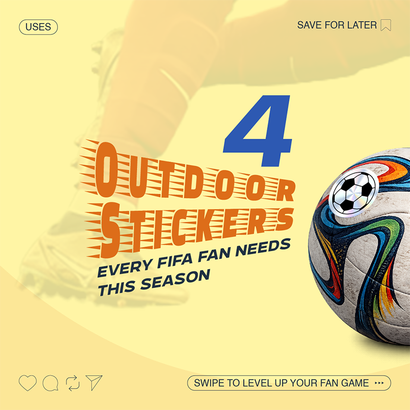 OzStickerPrint's tweet photo. Socceroos season. No better time to stick your colours everywhere. ⚽

Swipe through and see the outdoor stickers getting Australia behind the boys this World Cup. 🏆🔥

Rep the green and gold 👉 https://t.co/Jfyt7PV5VP

#ozstickerprinting #outdoorstickers #fifaworldcup https://t.co/yjM7Asbhjy