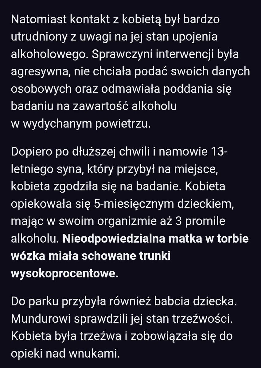 seekinghonesty0's tweet photo. @INFORPL Promocja alimentów, rozpoczęła się od Gazety prawnej. A potem czytamy w prasie o takich historiach. Pijana matka. Babka macierzysta- ojca brak. https://t.co/ZVG6N0PeDs
