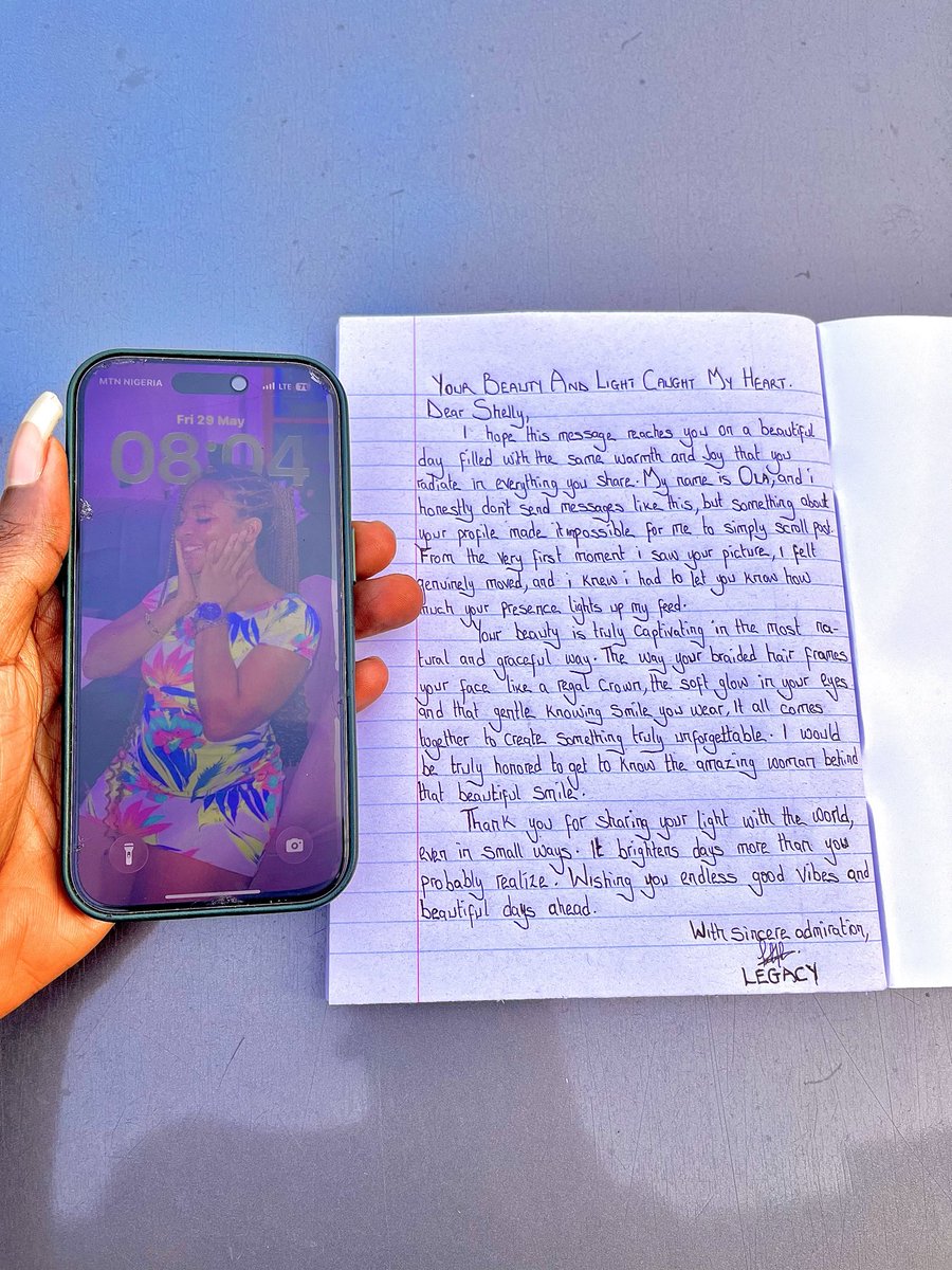 LagacyAura's tweet photo. A letter of admiration to @Shellycrowns 😘🥰 https://t.co/yHmLucMd2v