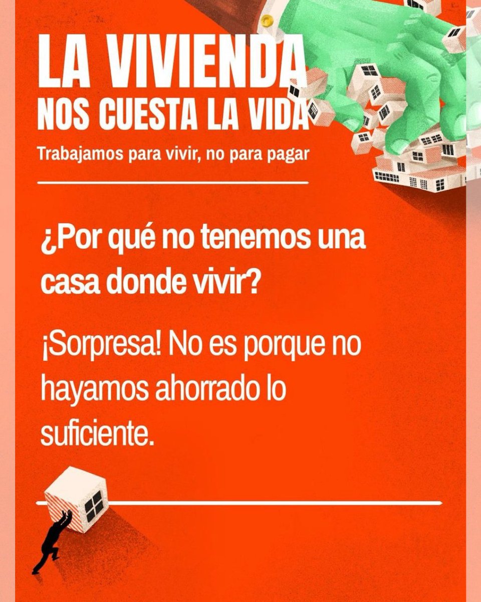 ccoocadiz's tweet photo. 😮‍💨🫵 Nos dijeron que con esfuerzo tendríamos una casa y si no ahorramos es nuestra culpa. La culpa tiene nombre: fondos de inversión, bancos y rentistas. La #vivienda es un #derecho y no un negocio ✊📢 ¡Basta ya! Entra y FIRMA 🏠👇

https://t.co/SSMe5DOK7f https://t.co/Ro1EPWdnLs