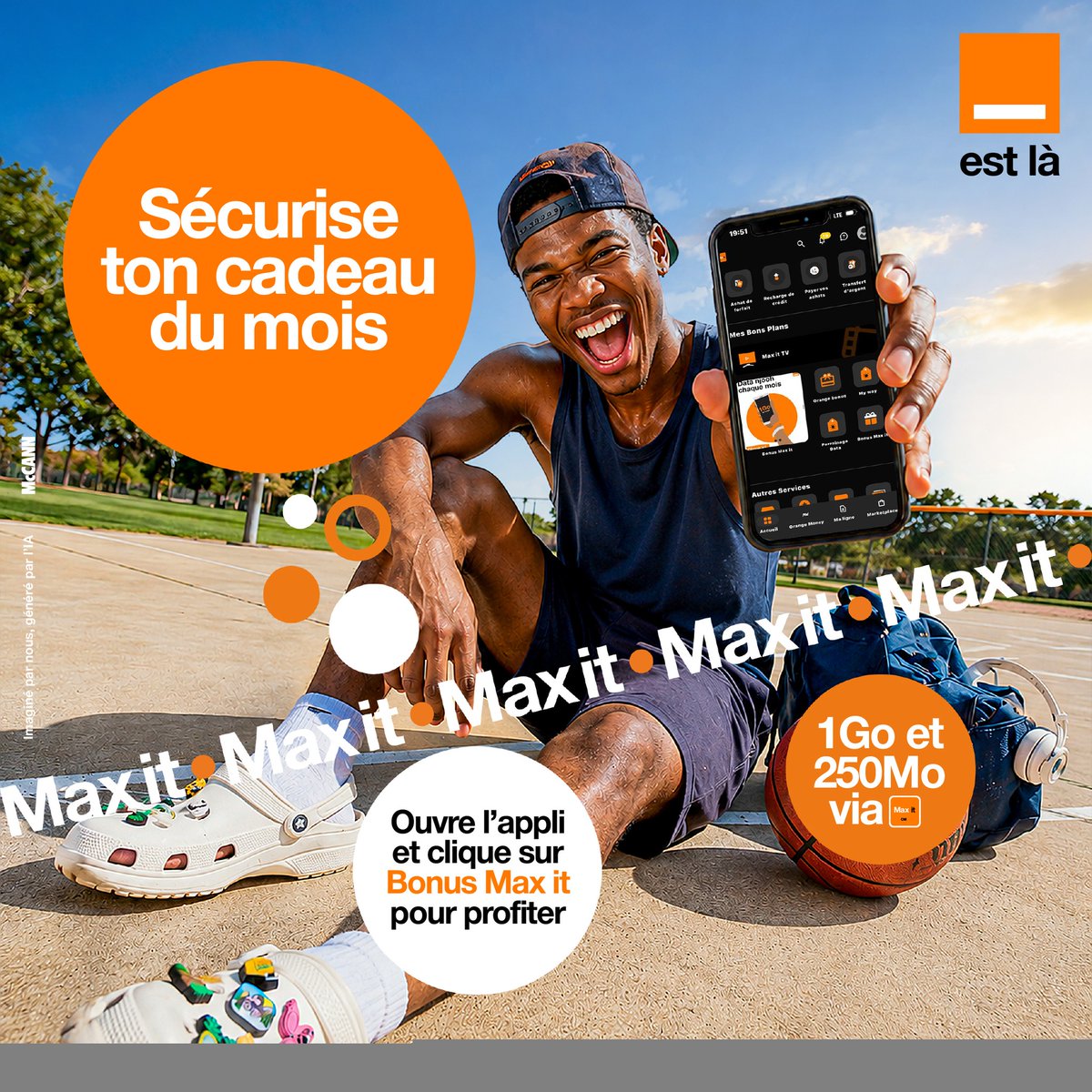 Orange_Cameroun's tweet photo. Votre bonus est là ! 🔥
Profitez de vos datas directement dans l'appli Max it. 📲
Téléchargez la super appli ici :
🍏 iOS : https://t.co/E1G8ojdpQa
🤖 Android : https://t.co/grFMtziyma
#OrangeEstLà #Maxit https://t.co/wTW7GDpbPW
