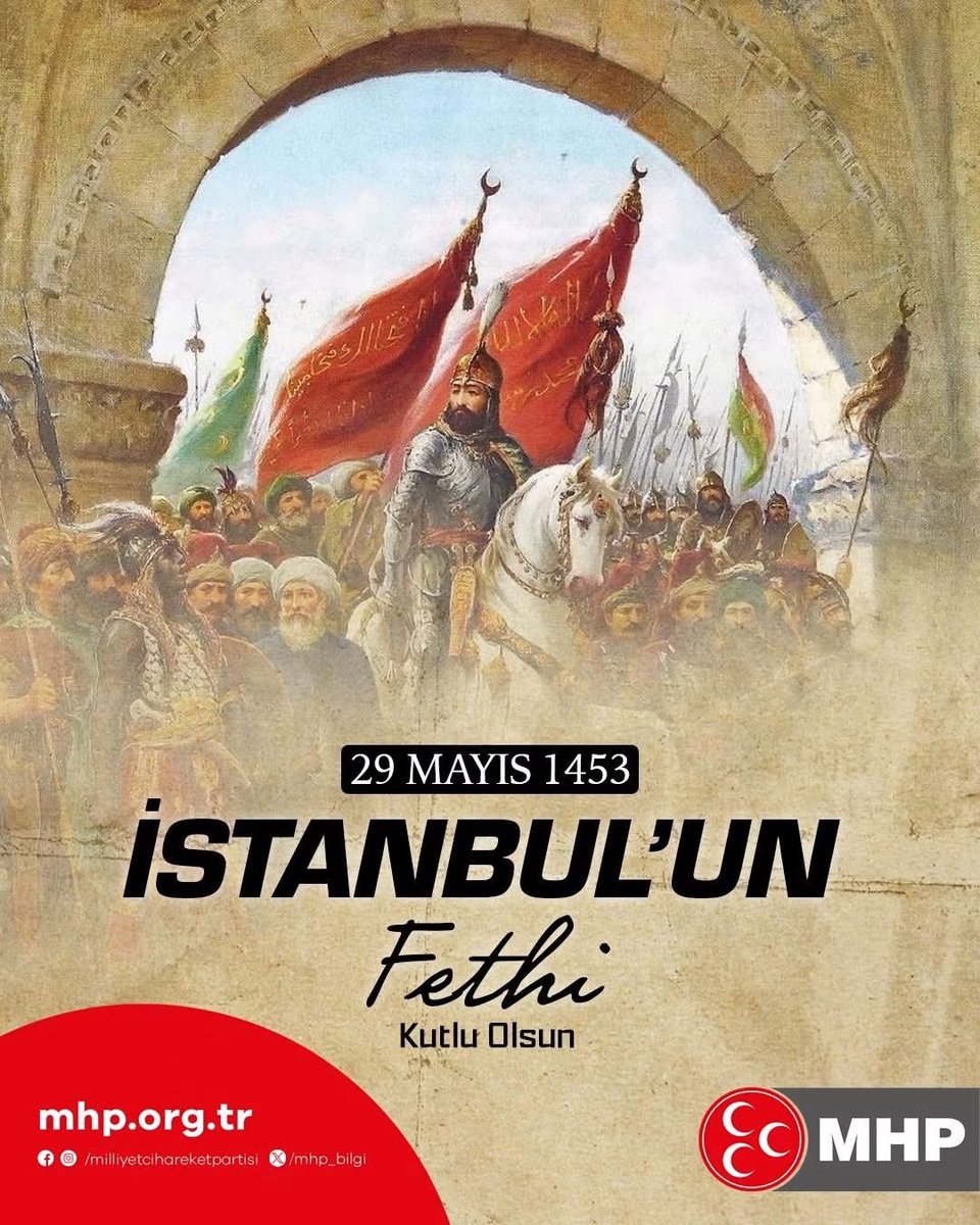 hibrahimuz's tweet photo. Peygamber efendimizin övgüsüne mazhar olan Fatih Sultan Mehmet Han ve silah arkadaşları, 
Fetih ile bir çağ kapatıp yeni bir çağ açmış, 
Türk-İslam Medeniyeti insanlık tarihine damgasını vurmuştur.
Fethin kahramanlarını dualarla anıyoruz,
Kutlu olsun.￼
#HayırlıCumalar https://t.co/DCCkx6GJjG
