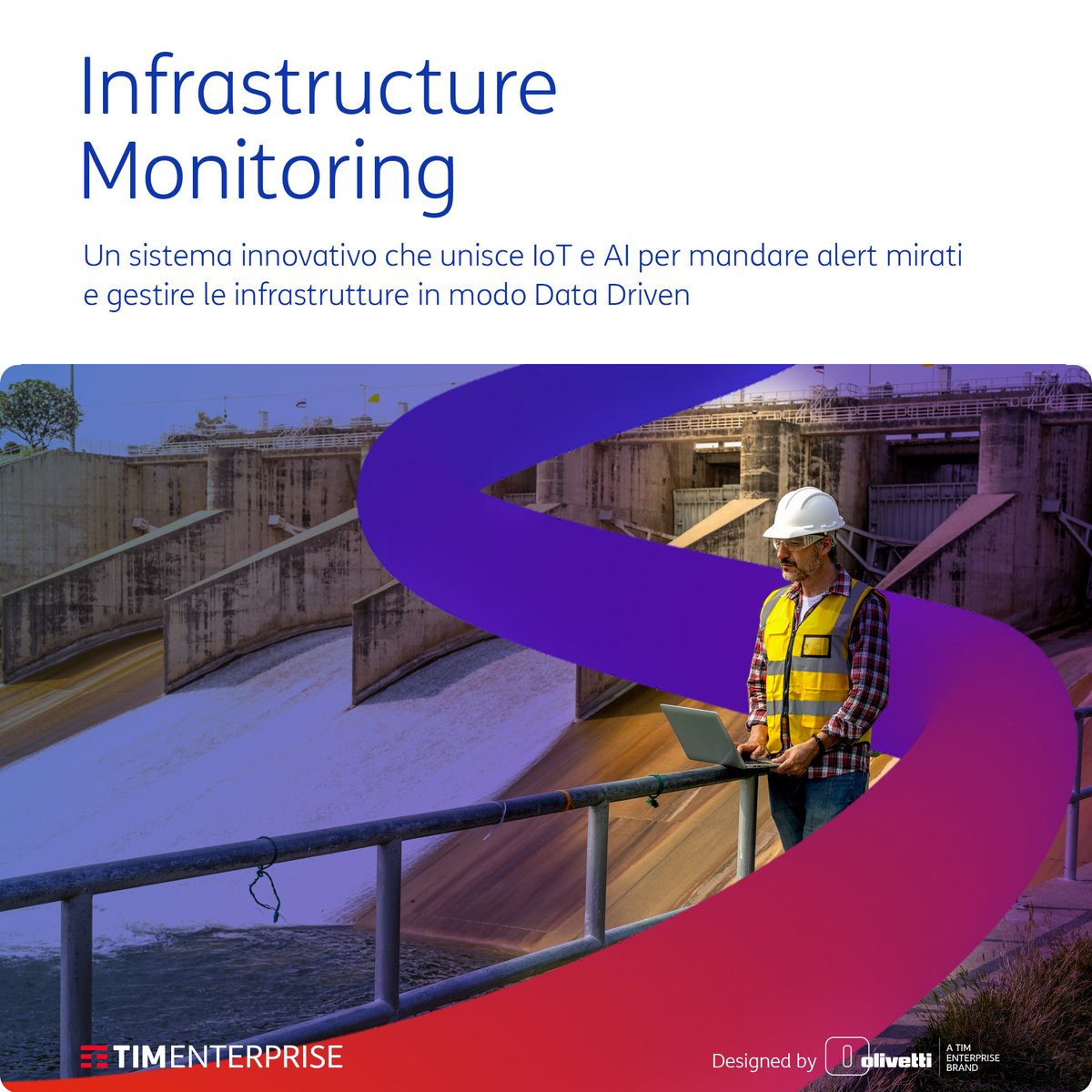 OlivettiOnline's tweet photo. Scopri i vantaggi di #InfrastructureMonitoring, la soluzione @TIM_Enterprise powered by #Olivetti che unisce #IoT e #AI per monitorare infrastrutture complesse come gasdotti, dighe, ponti o impianti industriali ๐ฐ๐ฒ
Info e contatto su โก๏ธ https://t.co/TfQjBR6A0n
#TIMEnterprise https://t.co/bZ5Facw7vG