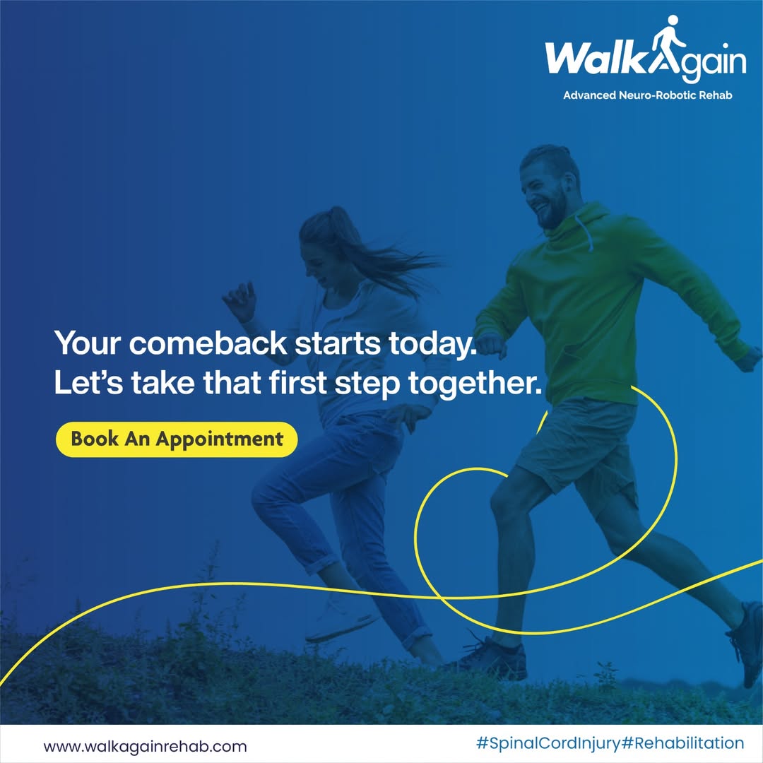 jaymohan's tweet photo. What if recovery wasn’t about accepting limits, but relearning movement step by step?
 
With advanced Cyberdyne HAL Therapy and personalized neuro-rehabilitation, WalkAgain helps patients rebuild strength, mobility, and independence.
 
Recovery is within reach.
 
📩 DM us | 📧 inquiry@walkagainrehab.com
 
#WalkAgain #SCIRecovery #NeuroRehab #CyberdyneHAL #Rehabilitation

Cc: @NeuroTechX @achanceforlife @AaronBosterMD @walkagain431 @spinalinjuries
