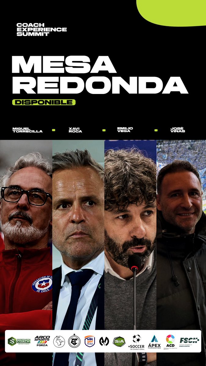 coachexpsummit's tweet photo. 🧠⚽️ Directores deportivos y scouts en formación constante: ya tenéis disponible una nueva mesa redonda.

@joviba5, Miguel Torrecilla, Emilio Vega y Xavi Roca comparten experiencia, aprendizaje y visión profesional en una charla gratuita.

📺 https://t.co/mKh8TY4hll https://t.co/DcU88YFaYy