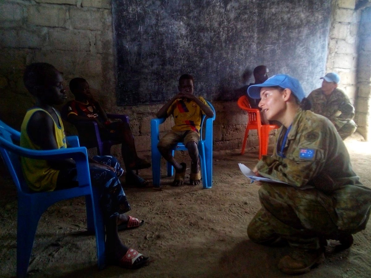 AusEmbET's tweet photo. Australia is proud of its long contribution to United Nations peacekeeping efforts, including the service of Australian peacekeepers in #SouthSudan, working alongside international partners to support peace, protection of civilians, and humanitarian efforts. https://t.co/KeqNln9JPP