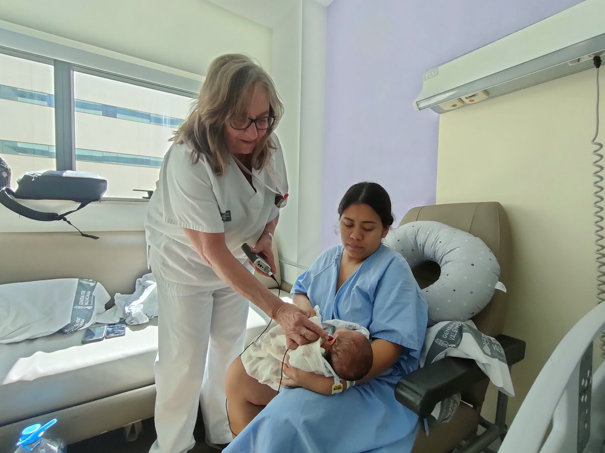 HospitalLaFe's tweet photo. 🏥👂👶El @HospitalLaFe amplía la realización del cribado auditivo neonatal a los fines de semana y días festivos. 
🚗Esta media ayudará a las familias a no tener que realizar desplazamientos innecesarios al hospital
📰https://t.co/drtuOx7QYd https://t.co/iNI7YtB48X
