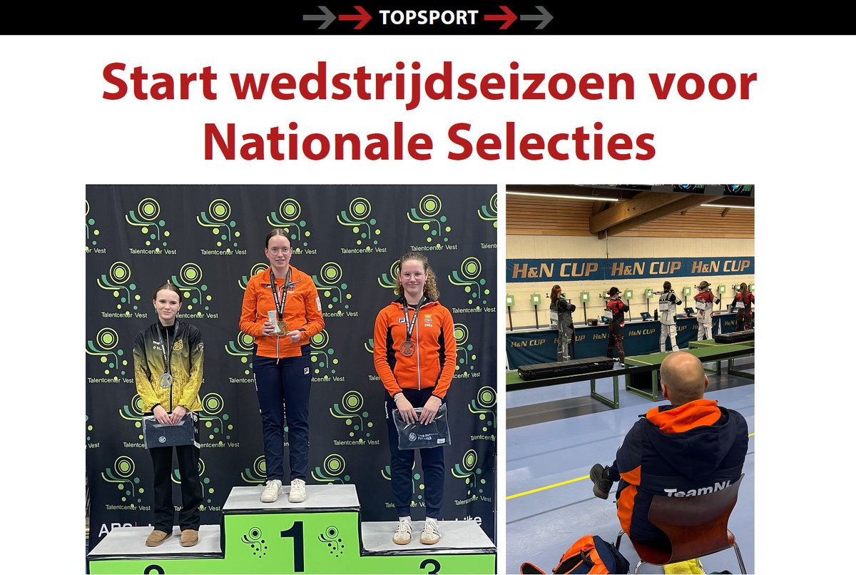 KNSASchietsport's tweet photo. In de rubriek Topsport van Schietsport 2/2026 de resultaten van het eerste kwartaal van de Nationale Selectie Geweer; https://t.co/hma3zKzcYo https://t.co/8QA4V6d2z7