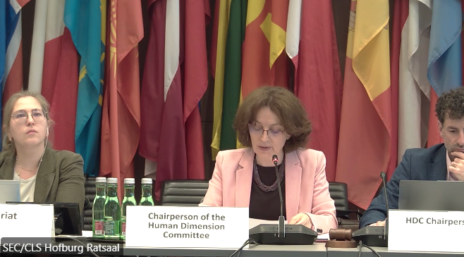 cecgovge's tweet photo. The Deputy Chairperson of the Central Election Commission (CEC) of Georgia, Giorgi Sharabidze, participated in the OSCE Human Dimension Committee meeting. “Elections in the Digital Age: Digitalization and Electoral Integrity – Regulations, Safeguards and Shared Responsibility” was the main topic of the meeting held in Austria on May 26.

During the meeting, OSCE participating states discussed the digitalization process and its positive and negative aspects. The participants addressed electronic voting technologies, including voter registration, voter information and education, cybersecurity risks, and the impact of disinformation. They also noted that strengthening public institutions, political actors, and civil society plays an important role in ensuring the integrity of the electoral process.

For his part, CEC Deputy Chairperson Giorgi Sharabidze spoke about the experience of Georgia’s election administration, technological interventions, and the experience gained during the 2024–2025 general elections.

“Georgia’s election administration took significant steps and successfully introduced electronic voting technologies during the 2024–2025 general elections. The introduction of these technologies was accompanied by extensive preparatory and institutional work carried out by the election administration. On the one hand, electronic voting technologies create new opportunities for efficiency, accessibility, and transparency, while on the other hand, they generate new challenges related to cybersecurity, disinformation, data protection, and public trust. Safeguarding electoral integrity in the digital age is a shared responsibility that goes beyond the scope of the election administration alone,” Giorgi Sharabidze stated in his speech.

The Human Dimension Committee meeting was organized by the Permanent Representation of the Republic of Albania, as the Committee’s Chairmanship country, and CEC Deputy Chairperson Giorgi Sharabidze participated in the meeting remotely.