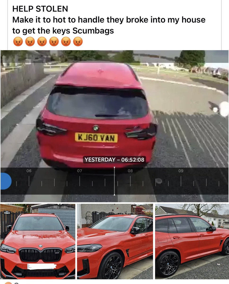 GitGrumpygit's tweet photo. Stolen early hours of this morning from Lanark .. Distinctive BMW X3 Competition https://t.co/fIT5cu4Z42