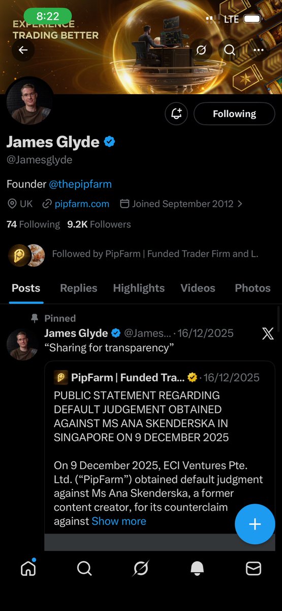 marino__vic's tweet photo. @thatloganguyy @thepipfarm @Jamesglyde @danieltrades I have followed all, I have registered and I have joined the discord https://t.co/m9IpUnQWeC