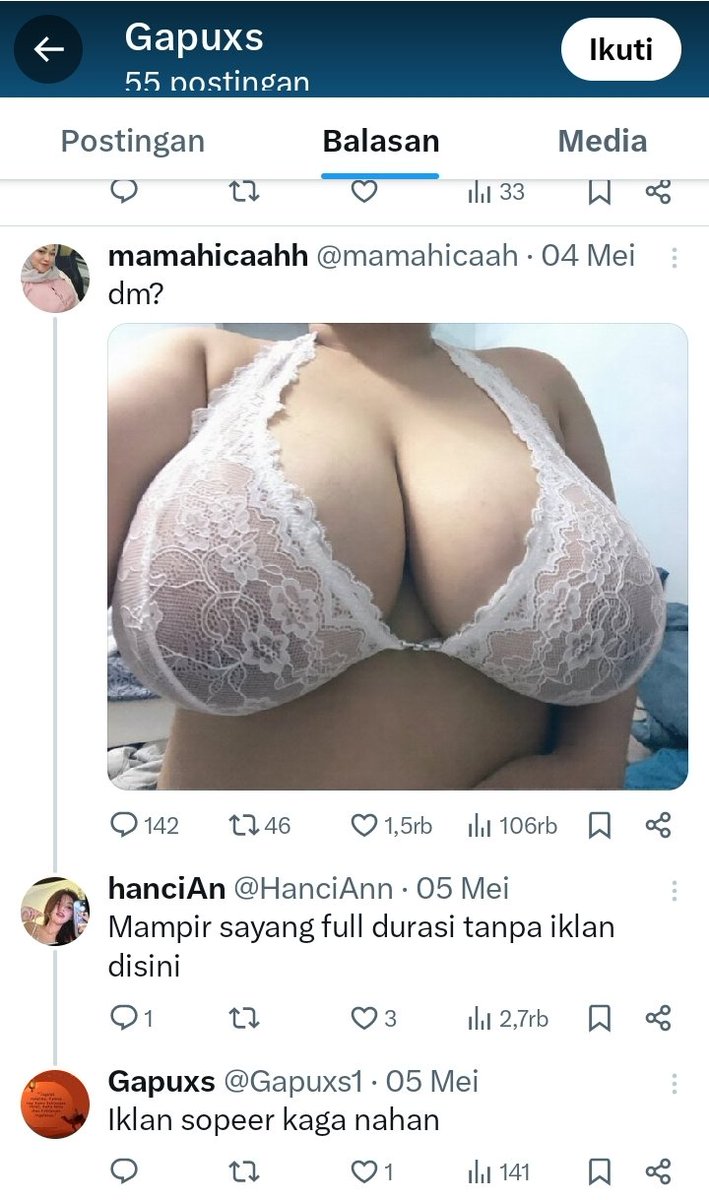 maseculik's tweet photo. @Gapuxs1 @Urrangawak Ternyata yg suka nyerang NU, rata2 akun bokepers https://t.co/92l4cFhG4H