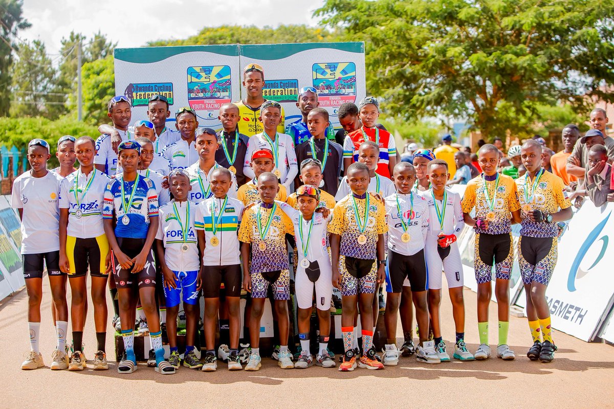 cyclingrwanda's tweet photo. Every month, we celebrate the new champions joining the #YouthRacingCup, alongside the incredible progress these young athletes are making toward perfection and professionalism.

​Here are the winners of the 5th round of the #YouthRacingCup2026

#GasMeth #GSF #Rwanda https://t.co/asCE09Wiew