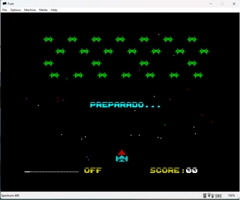 SpectrumAndRet1's tweet photo. Invaders clon ZX -ZX Spectrum-: https://t.co/DMYoncOlIm https://t.co/8dQfV163ho