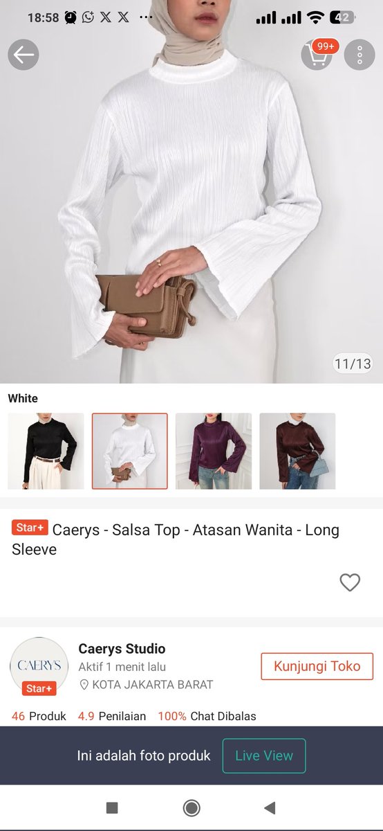 pibbiyuu's tweet photo. Blouse caerys - salsa top
Putih, baru dipake sekali

Aku bb 38kg, tb 150cm
Pas dibadan
50k inc all (nego) 
Co oren, dom Depok https://t.co/XoWIBgJ1UC