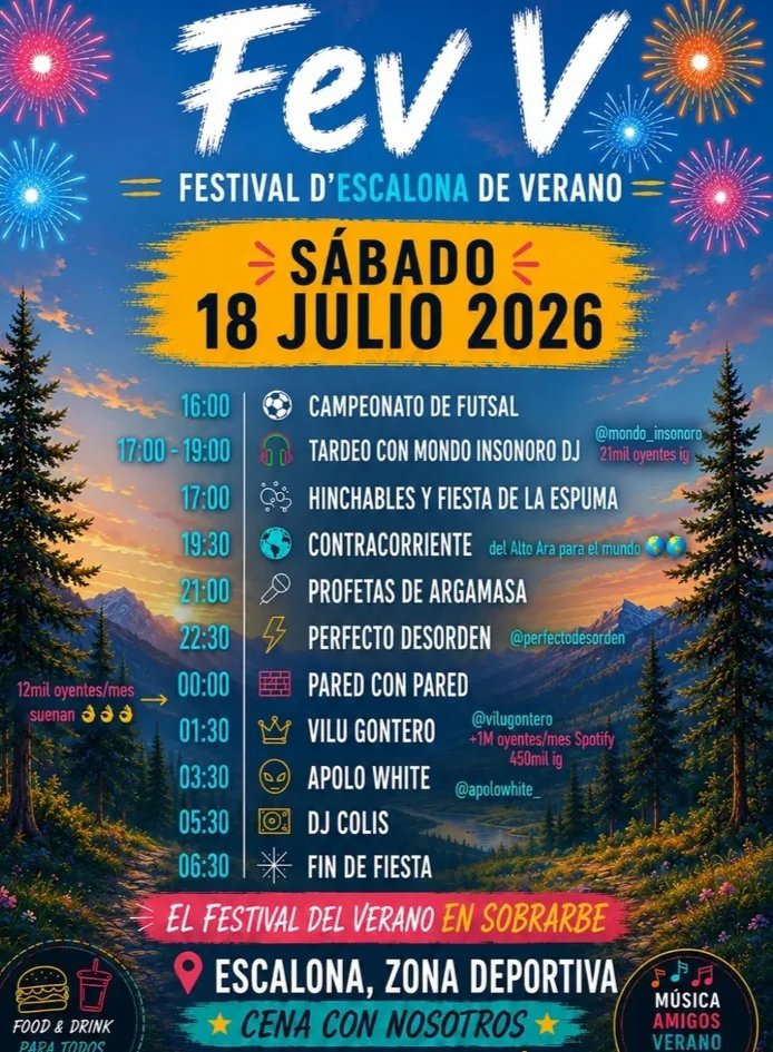 paredconpared's tweet photo. Buen día familia!
Aún no ha empezado el verano oficialmente, pero ya estamos en "Modo Festival", conciertos cortos, muy intensos y compartiendo con bandazas y DJ's.
Para seguir con la fiesta, otro cartel para la colección:
FESTIVAL D'ESCALONA DE VERANO V.
#Felizviernes #Festival https://t.co/F51Emv9bKK