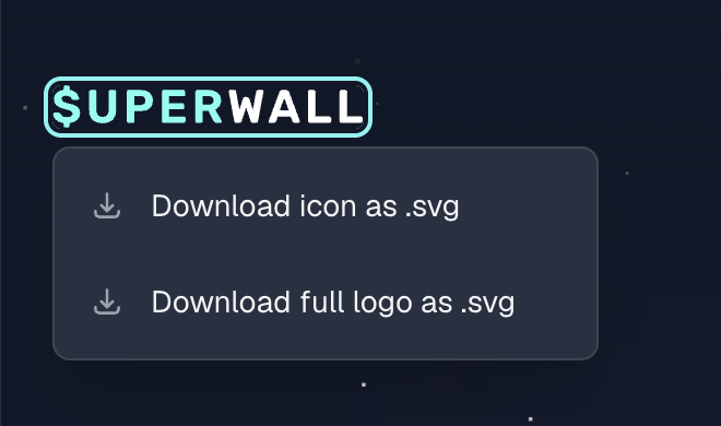matthias_mrc's tweet photo. This morning, I just wanted to share something about @Superwall.

I simply wanted to add their logo, so I went to the site and this happened 👇

I think they’ve understood something pretty deep about making it effortless for people to talk about them. https://t.co/rPRJcCzgE7