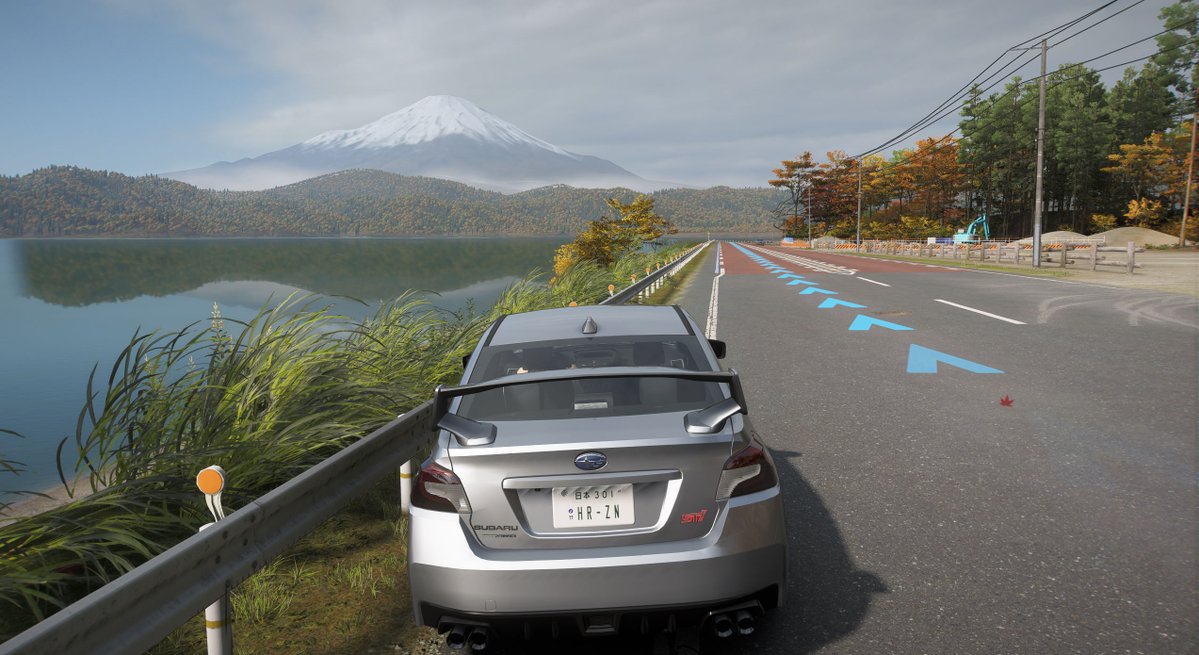 BTBGOLLER's tweet photo. forza 生活二日目
とりあえずクエとか進めずドライブばっかりしてる
富士山見えてきたー
湖畔からも撮影
あとＳＡ２２Ｃを見つけたら貰えた。
実車ならＡＳＫ価格間違いなし。 https://t.co/q4XdlS7Of5