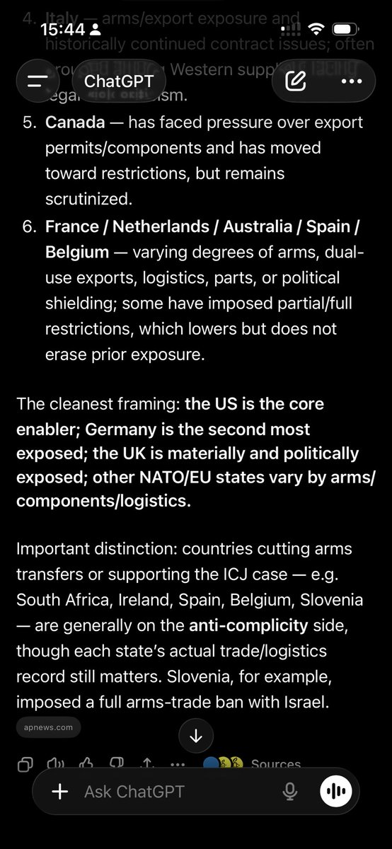 jmsbonney's tweet photo. The West is complicit in genocide. 
Sit with that as long as you like https://t.co/0VN4cKH4IH