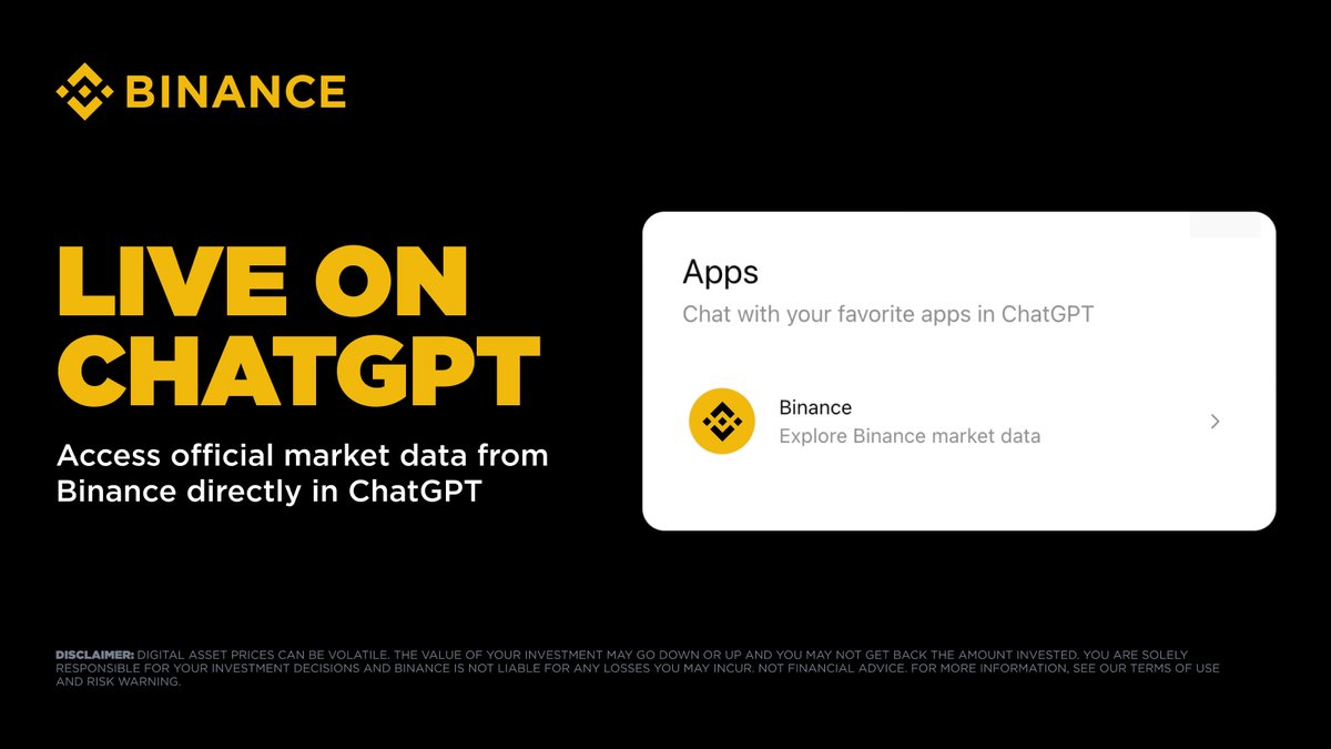 Binance tweet media