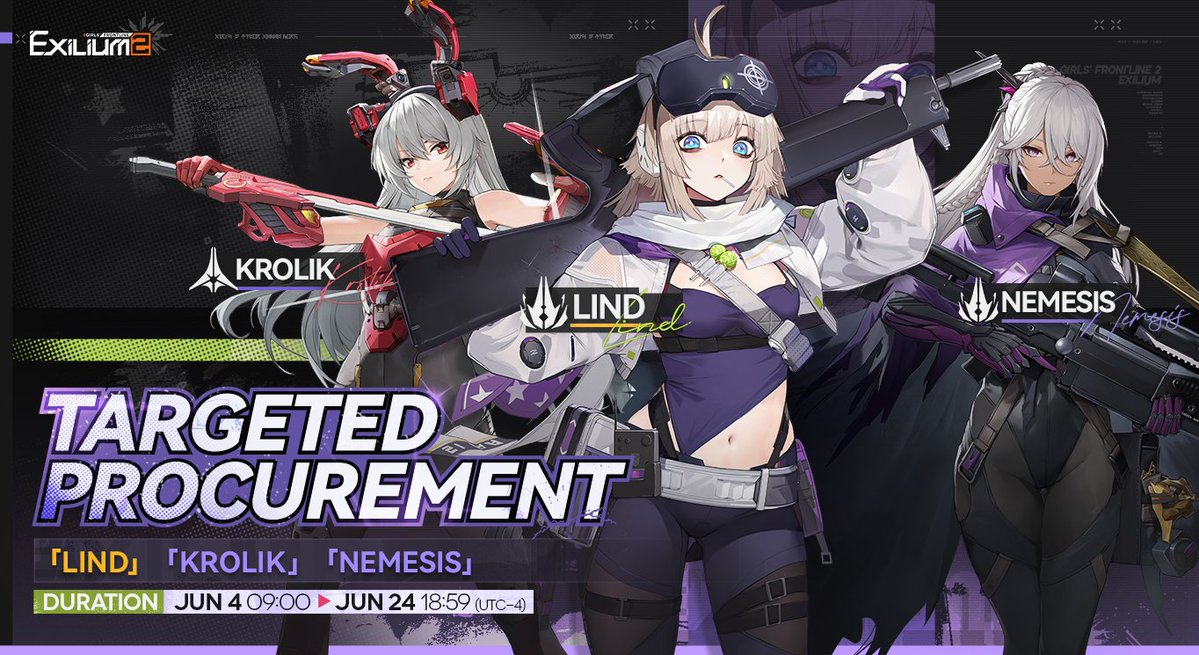 GIRLS' FRONTLINE 2: EXILIUM-EN Official tweet media