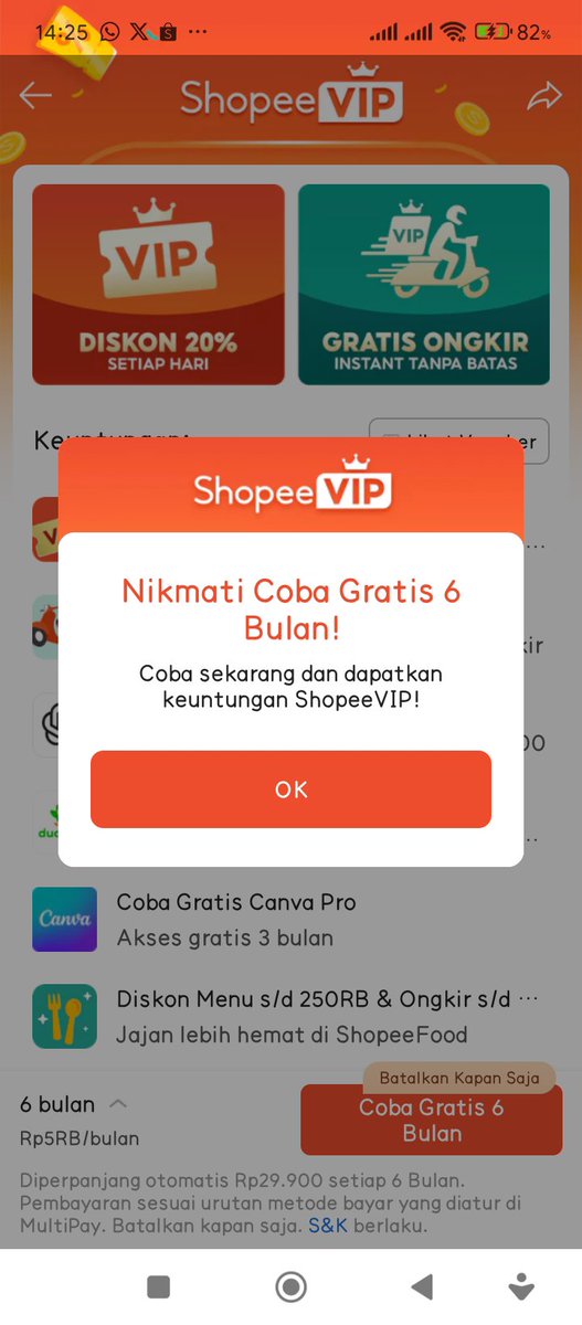 pocky_ling21's tweet photo. Buat anak kuliahan, ada event menarik nih dari Shopee! 

Tinggal ikut ini, kalian bakal jadi pengguna VIP dalam 6 bulan secara gratis!! Nikmati promo2nya😝 Harga jadi lebih murah dan gratis ongkir🤩🤚
https://t.co/sPkvVq3yLN

Kode: EKZAID
#zonauang #zonaba #maba #viral https://t.co/rthV68yVHN