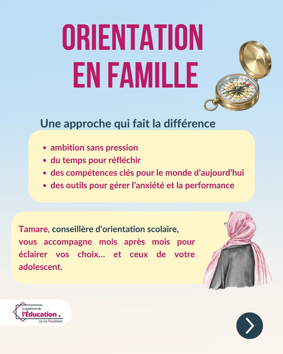 LesMusulmans's tweet photo. 🧭 Bulletins lus, résultats tombés… et si la fin d’année devenait un vrai point de départ ?
👉 Exercice concret + infographie gratuite
📖 https://t.co/2bGo6A4kqD
💳 Soutenir 👉 : https://t.co/aaMQb8bpIE
#OrientationEnFamille #ParentsDAdos #Education #LESMusulmans https://t.co/VxgTJ2pueW