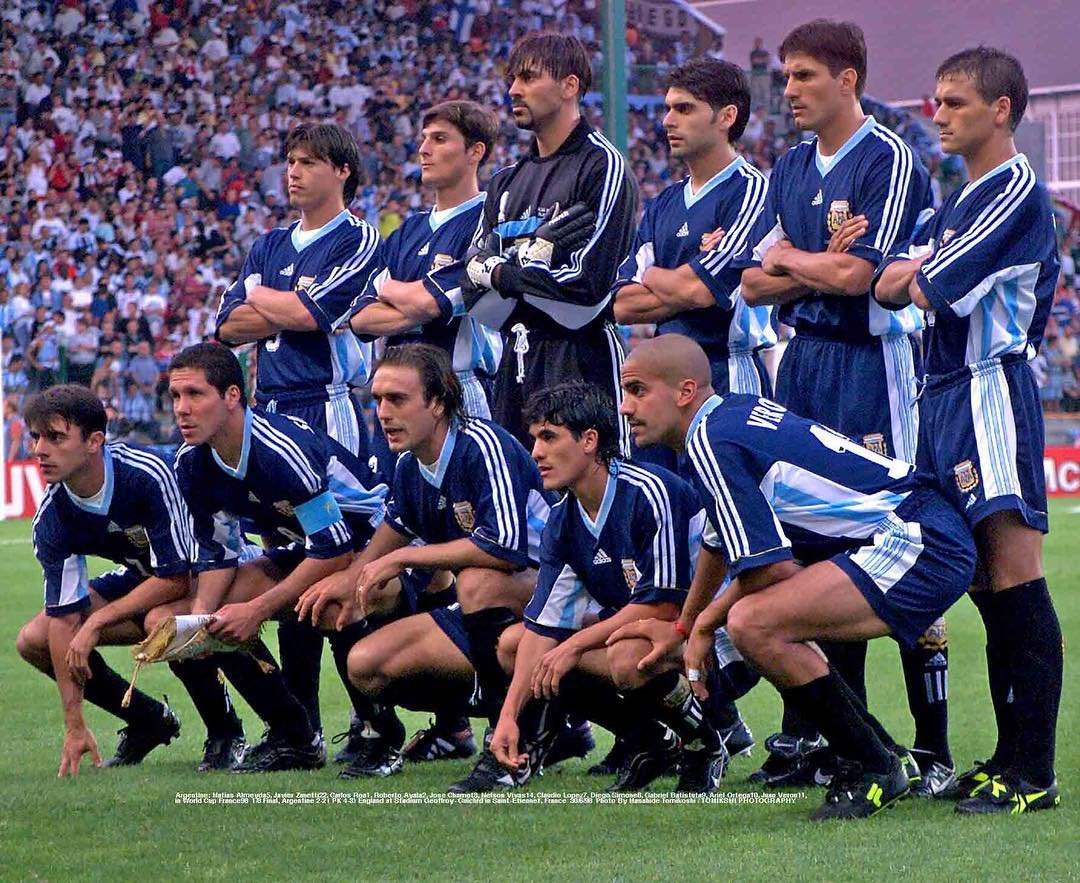 thesefootytimes's tweet photo. 🇦🇷 Argentina at France 98 https://t.co/fH3JUvwoZ2