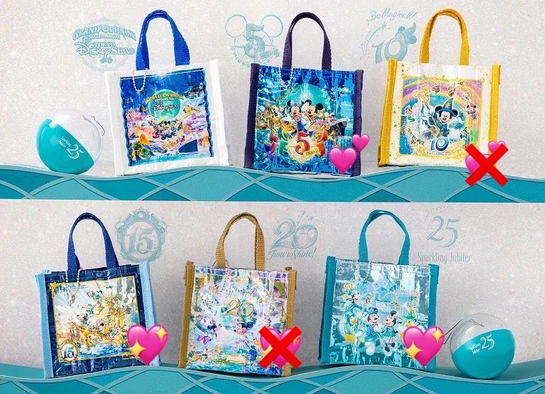 ns2lk's tweet photo. 【 交換 】 ディズニー ディズニーシー 25周年 カプセルトイ ショッピングバッグ スパークリングジュビリー

譲 ） 5周年 ×2

求） 15周年　25周年

本日（5/29）シー内手渡し
後日郵送

お気軽にお声掛けください🙇🏻‍♀️ https://t.co/RztXNWwix2